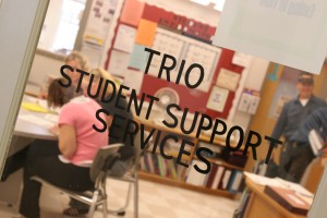 Students working at the TRIO Student Support Services